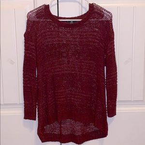 Maroon sweater